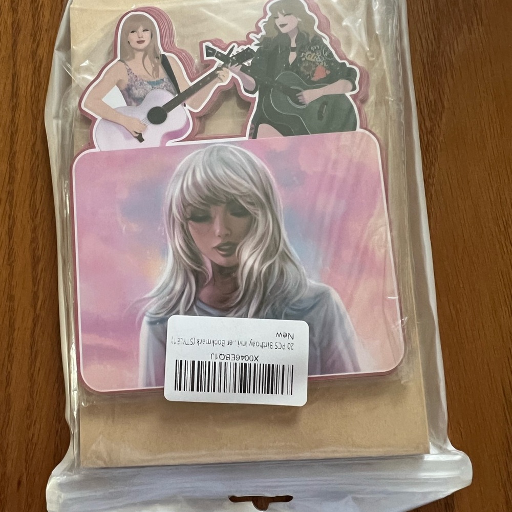 Set 20Pcs Birthday Invitation - Taylor Swiftish looking